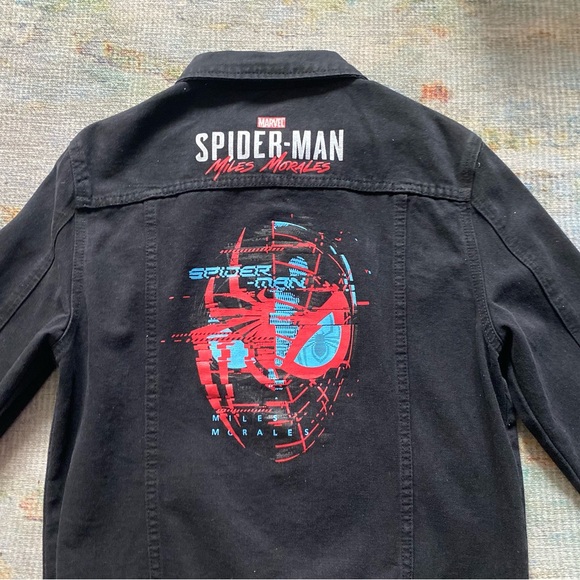 Zaful x Spiderman Black Denim Jacket - Picture 2 of 4